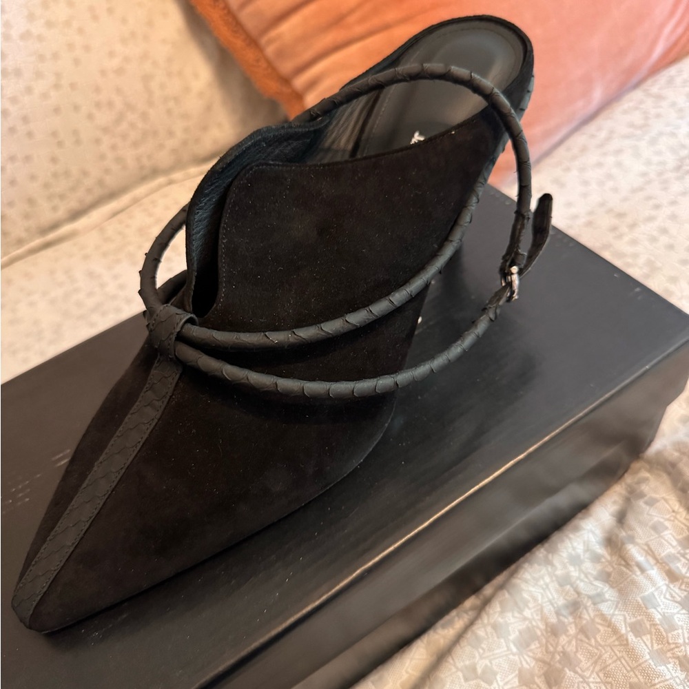 Salvatore Ferragamo Black Heels with Sleek Design